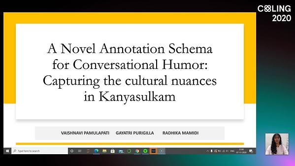 A Novel Annotation Schema for Conversational Humor: Capturing the cultural nuances in Kanyasulkam