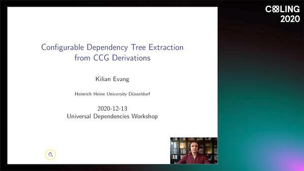 Configurable Dependency Tree Extraction from CCG Derivations