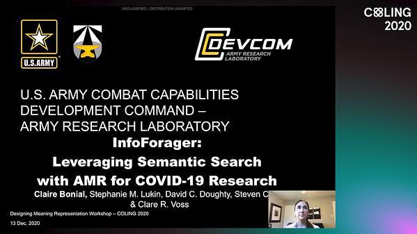 InfoForager: Leveraging Semantic Search with AMR for COVID-19 Research