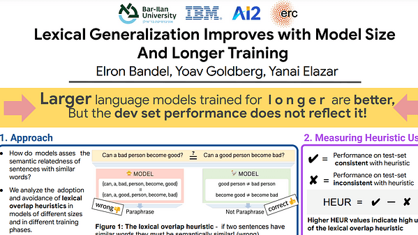 Lexical Generalization Improves with Larger Models and Longer Training