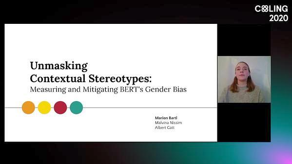 Unmasking Contextual Stereotypes: Measuring and Mitigating BERT'S Gender Bias