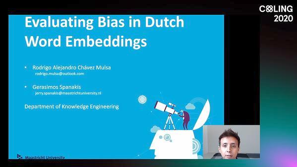 Evaluating Bias In Dutch Word Embeddings