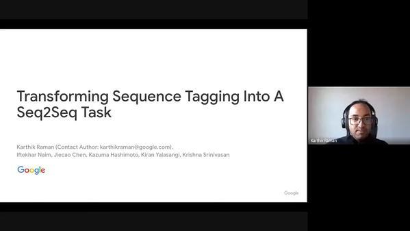 Transforming Sequence Tagging Into A Seq2Seq Task
