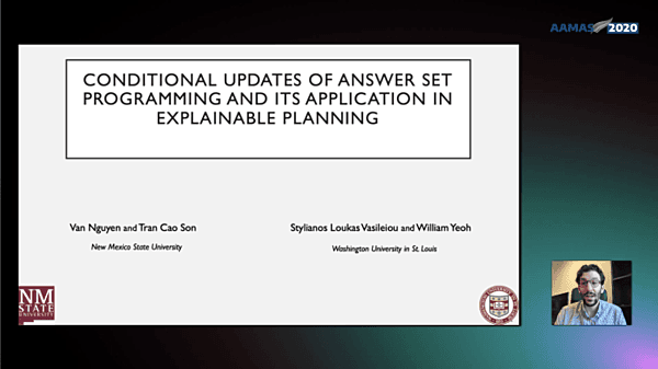 Conditional Updates of Answer Set Programming and its Applicationin Explainable Planning