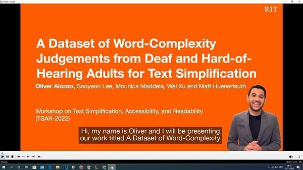 A Dataset of Word-Complexity Judgements from Deaf and Hard-of-Hearing Adults for Text Simplification