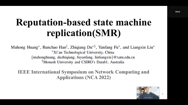 Reputation-based state machine replication
