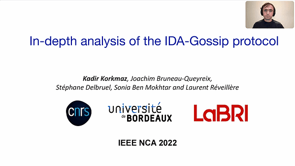 In-depth analysis of the IDA-Gossip protocol