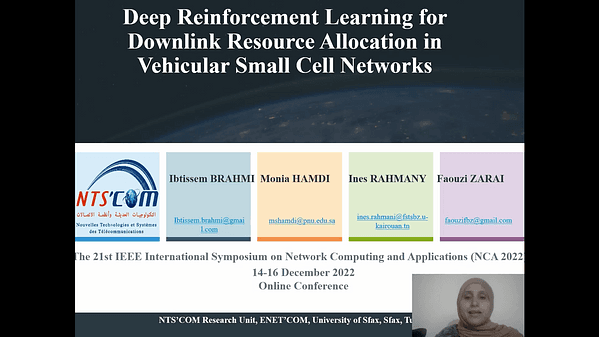 Deep Reinforcement Learning for Downlink Resource Allocation in Vehicular Small Cell Networks