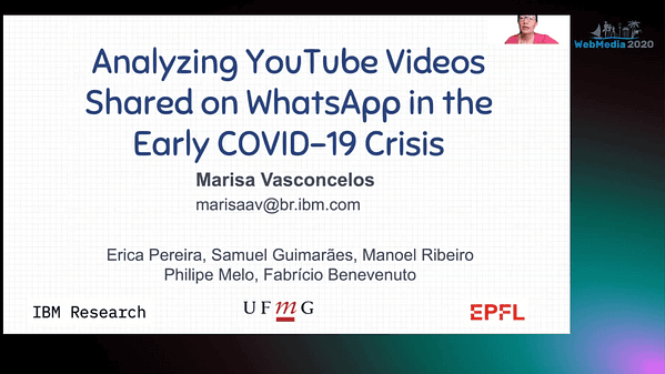 Analyzing YouTube Videos Shared on Whatsapp in the Early COVID-19 Crisis