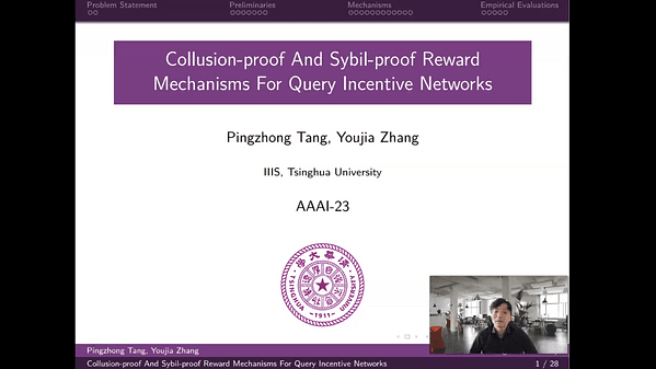 Collusion-proof And Sybil-proof Reward Mechanisms For Query Incentive Networks