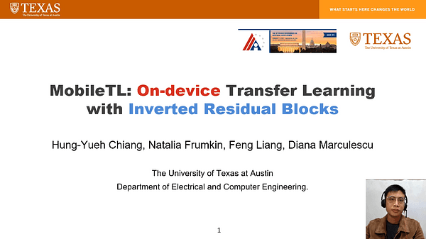 MobileTL: On-device Transfer Learning with Inverted Residual Blocks