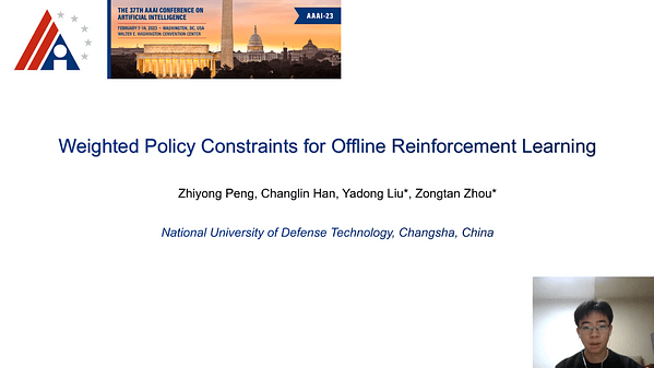 Weighted Policy Constraints for Offline Reinforcement Learning
