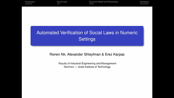 Automated Verification of Social Laws in Numeric Settings