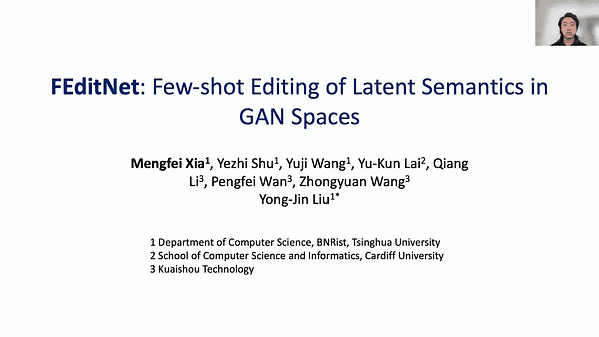 FEditNet: Few-shot Editing of Latent Semantics in GAN Spaces