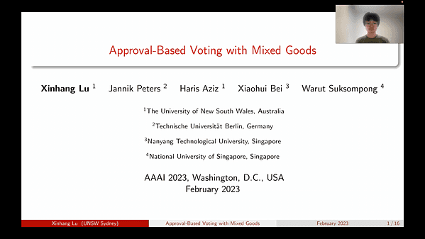Approval-Based Voting with Mixed Goods