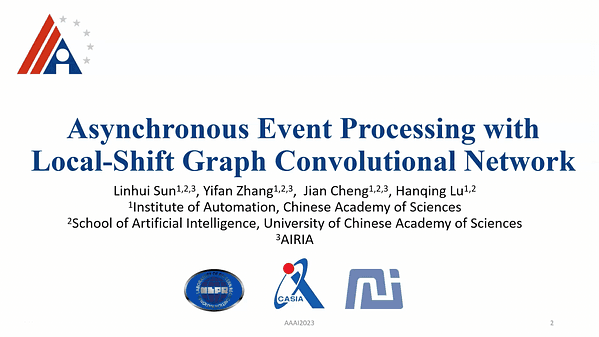Asynchronous Event Processing with Local-Shift Graph Convolutional Network