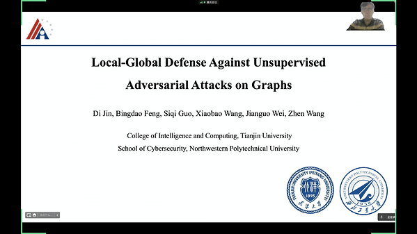 Local-Global Defense Against Unsupervised Adversarial Attacks on Graphs