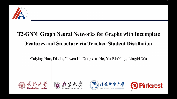 T2-GNN: Graph Neural Networks for Graphs with Incomplete Features and Structure via Teacher-Student Distillation