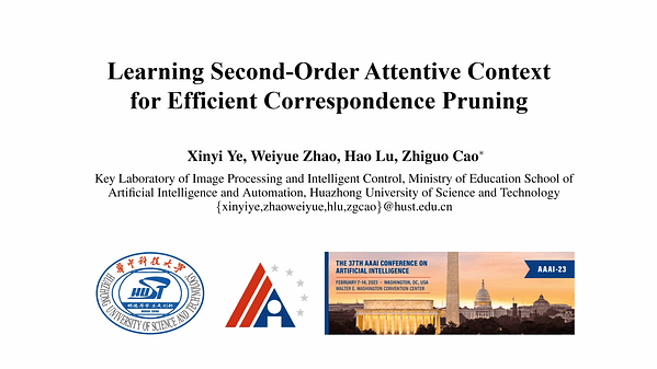 Learning Second-Order Attentive Context for Efficient Correspondence Pruning