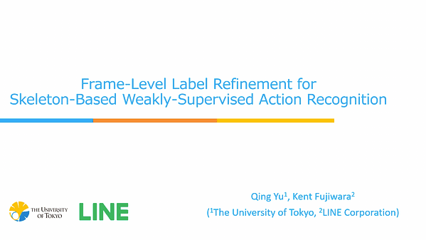 Frame-Level Label Refinement for Skeleton-Based Weakly-Supervised Action Recognition