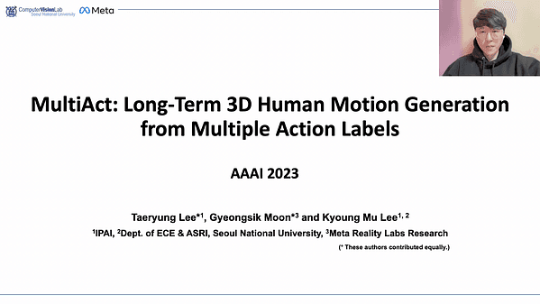 MultiAct: Long-Term 3D Human Motion Generation from Multiple Action Labels