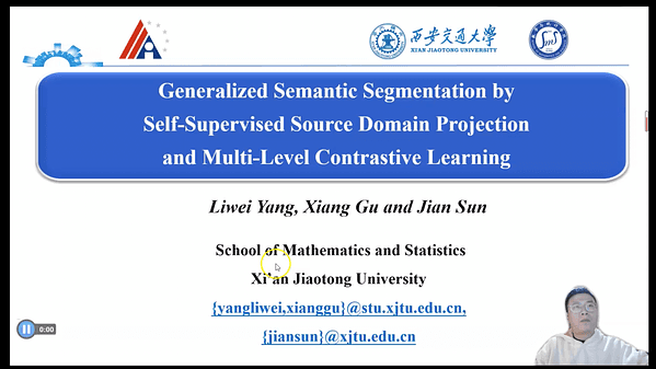 Generalized Semantic Segmentation by Self-Supervised Source Domain Projection and Multi-Level Contrastive Learning