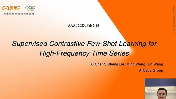 Supervised Contrastive Few-shot Learning for High-frequency Time Series