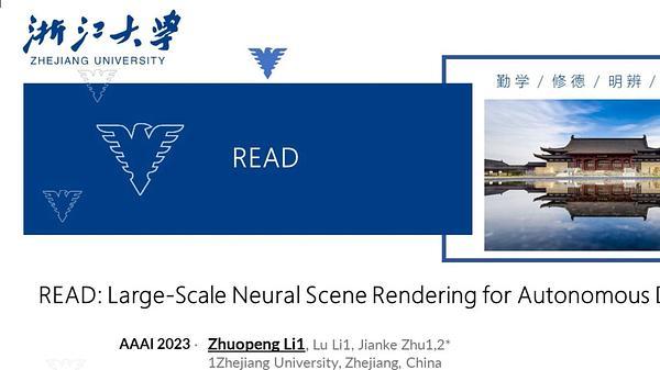 READ: Large-Scale Neural Scene Rendering for Autonomous Driving