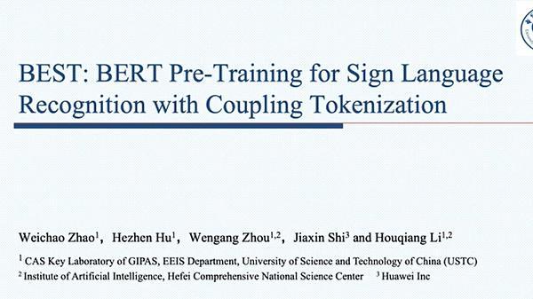 BEST: BERT Pre-Training for Sign Language Recognition with Coupling Tokenization