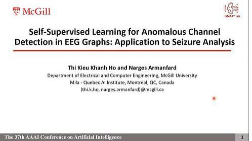 Self-Supervised Learning for Anomalous Channel Detection in EEG Graphs: Application to Seizure Analysis