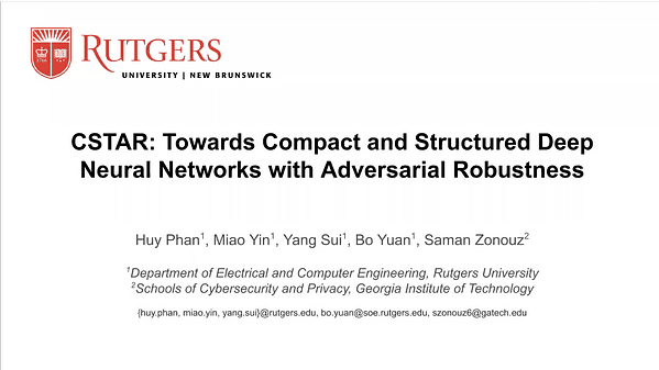 CSTAR: Towards Compact and Structured Deep Neural Networks with Adversarial Robustness