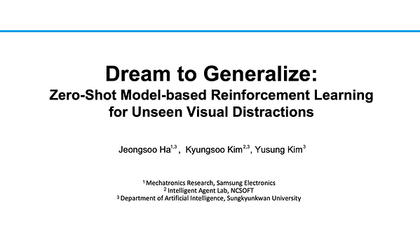 Dream to Generalize: Zero-Shot Model-Based Reinforcement Learning for Unseen Visual Distractions