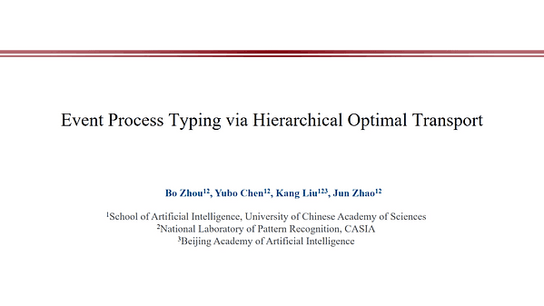 Event Process Typing via Hierarchical Optimal Transport
