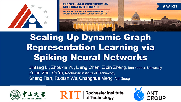 Scaling Up Dynamic Graph Representation Learning via Spiking Neural Networks