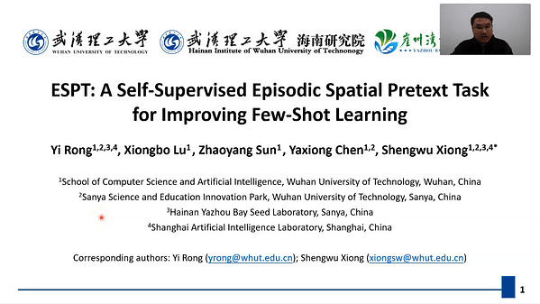 ESPT: A Self-Supervised Episodic Spatial Pretext Task for Improving Few-Shot Learning