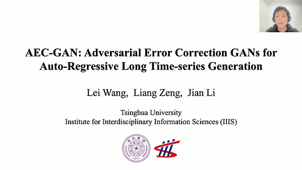 AEC-GAN: Adversarial Error Correction GANs for Auto-Regressive Long Time-series Generation