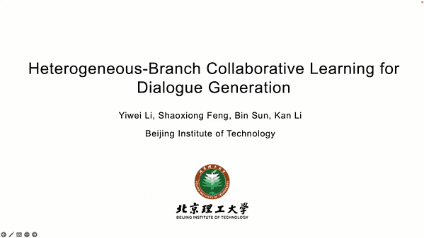 Heterogeneous-Branch Collaborative Learning for Dialogue Generation