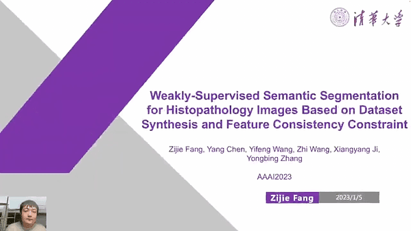 Weakly-Supervised Semantic Segmentation for Histopathology Images Based on Dataset Synthesis and Feature Consistency Constraint