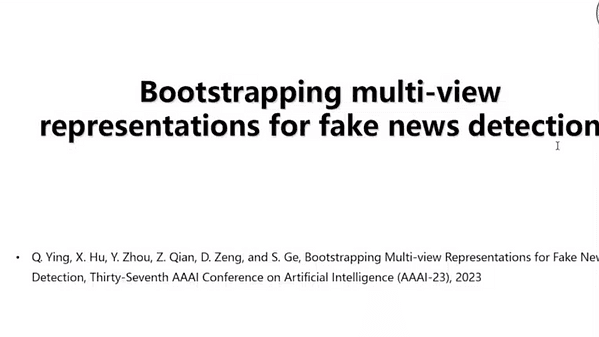 Bootstrapping Multi-view Representations for Fake News Detection