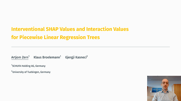 Interventional SHAP Values and Interaction Values for Piecewise Linear Regression Trees