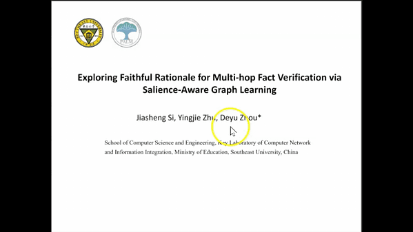 Exploring Faithful Rationale for Multi-hop Fact Verification via Salience-Aware Graph Learning