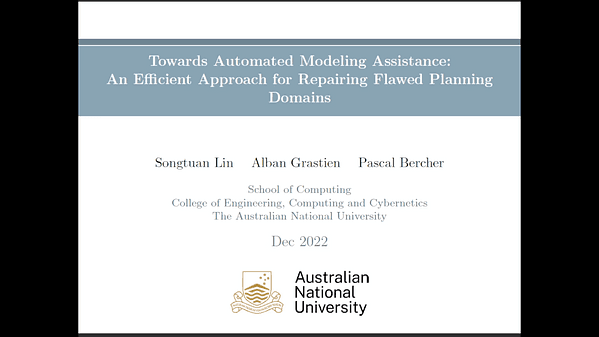 Towards Automated Modeling Assistance: An Efficient Approach for Repairing Flawed Planning Domains