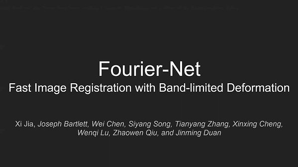 Fourier-Net: Fast Image Registration with Band-limited Deformation