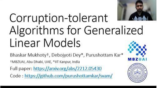 Corruption-tolerant Algorithms for Generalized Linear Models