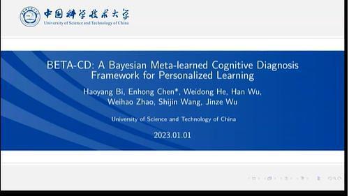 BETA-CD: A Bayesian Meta-learned Cognitive Diagnosis Framework for Personalized Learning