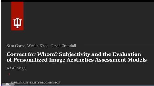Correct for Whom? Subjectivity and the Evaluation of Personalized Image Aesthetics Assessment Models