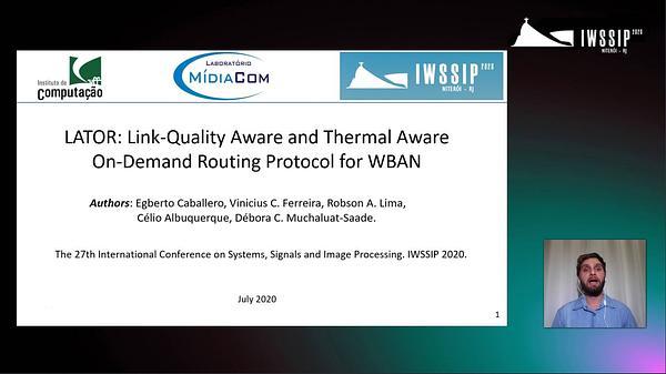LATOR: Link-Quality Aware and Thermal Aware On-Demand Routing Protocol for WBAN