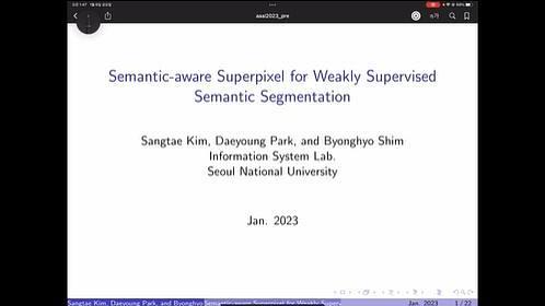 Semantic-aware Superpixel for Weakly Supervised Semantic Segmentation