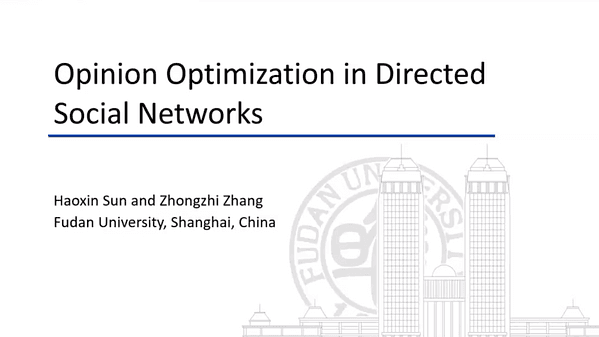 Opinion Optimization in Directed Social Networks
