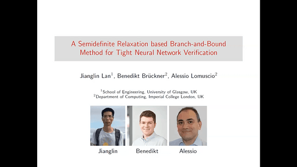 A Semidefinite Relaxation based Branch-and-Bound Method for Tight Neural Network Verification